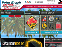 Tablet Screenshot of palmbeachtire.com